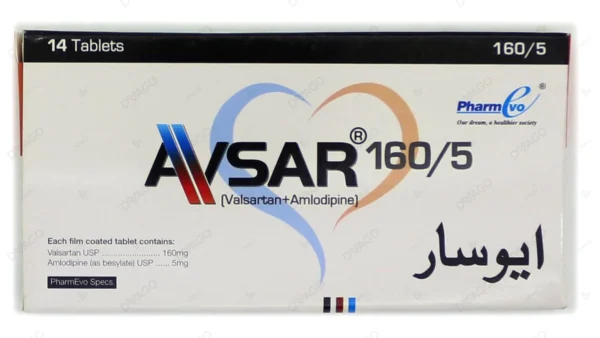 Avsar Tablets 5/160mg 14's