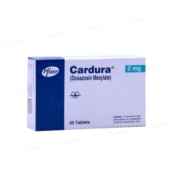 Cardura Tablets 2mg 2X10's