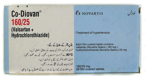 Co Diovan Tablets 160 25mg 14s