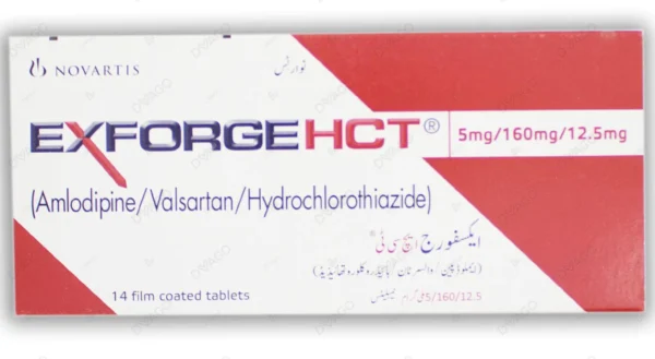 Exforge Hct Tablets 5/160/12.5mg 14's