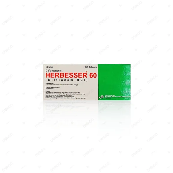 Herbesser Tablets 60mg 30's