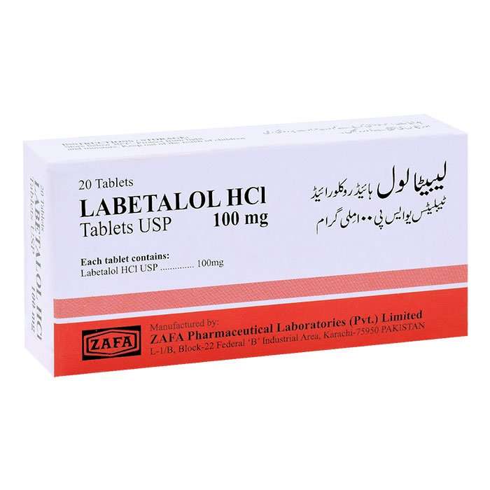 Labetalol Hcl 100Mg Tablets - Buy Online at DVAGO®