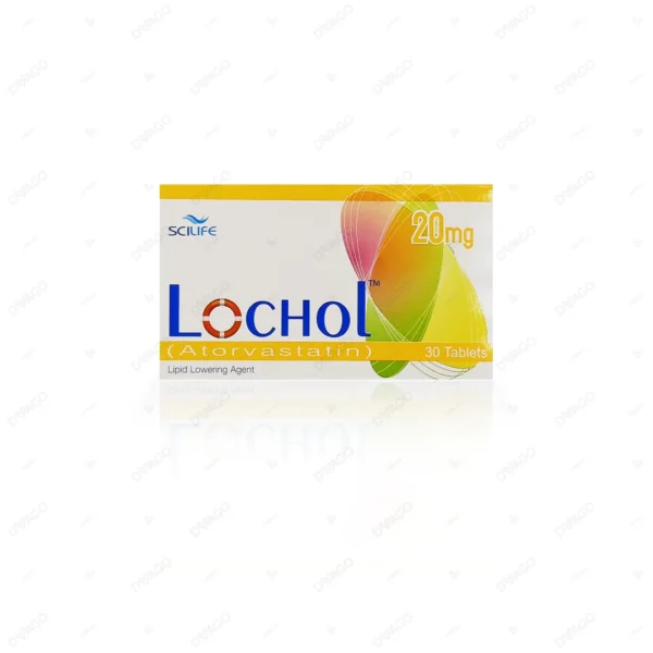 Lochol 20mg Tablets 30's