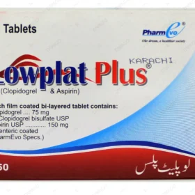 Lowplat Plus Tablets 75/150mg 10's