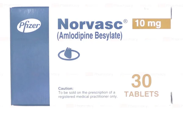 Norvasc Tablets 10mg 2X10's