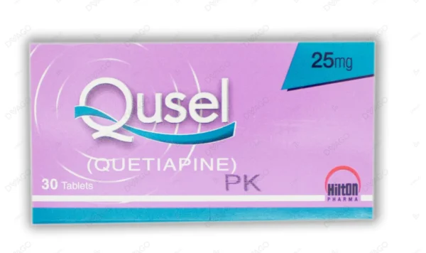 Qusel Tablets 25mg 30's