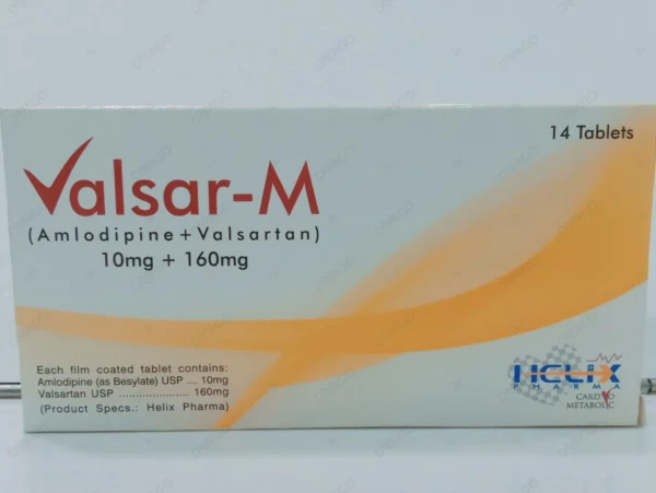 Valsar-M 10+160mg Tablets 14's