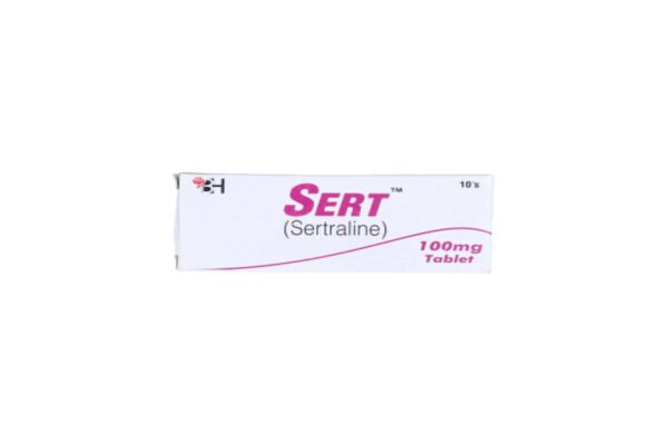 SERT TAB 100 MG 10'S