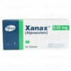 Xanax Tablets 0.25mg 3X10's
