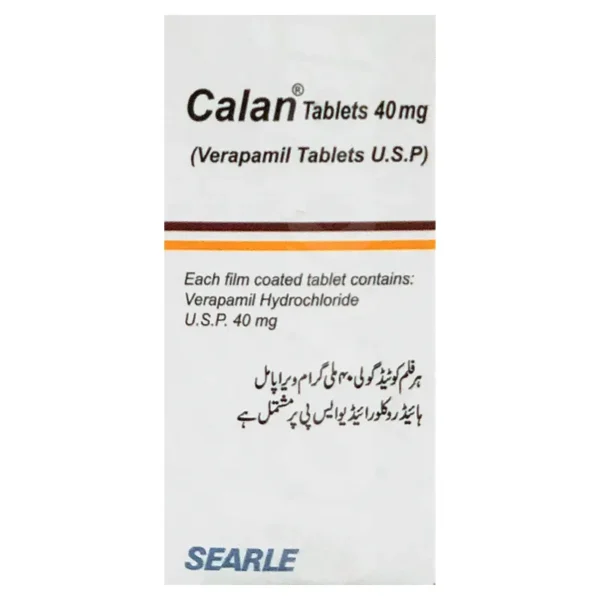 Calan Tablets 40mg 50’s