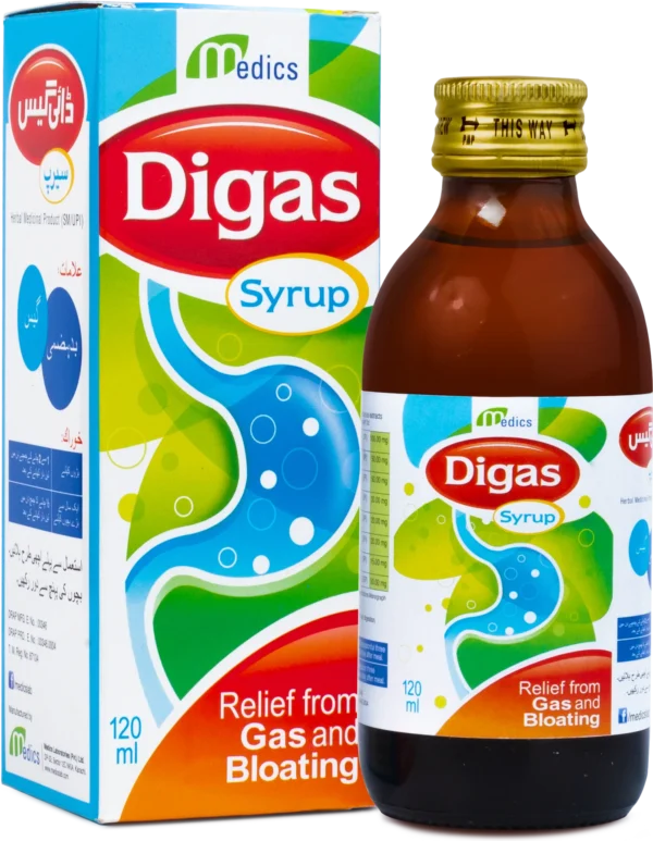 DIGAS 120ML SYP 1'S