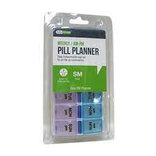 Flents Weekly AM/PM Travel Pill Organizer And Planner