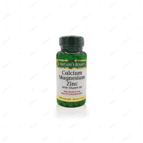 Nature's Bounty Calcium Magnesium Zinc 100 Coated Caplets