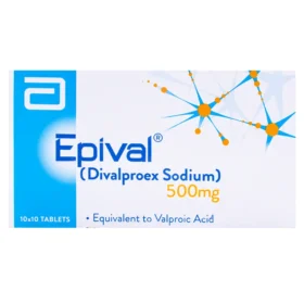 Epival Tablets 500mg 10X10's