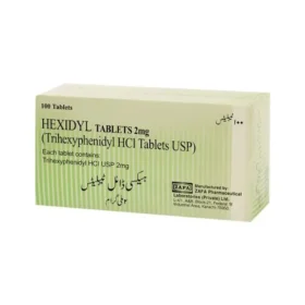 Hexidyl 2mg Tablets 1X100’s