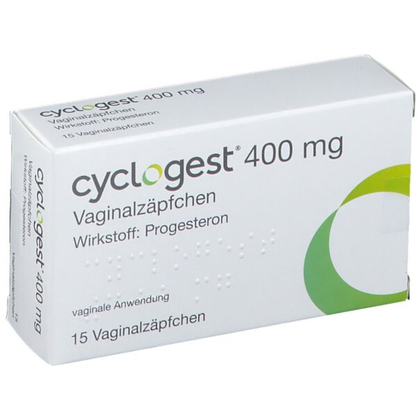 Cyclogest 400Mg Tablets 15S (Pack Size 3 X 5S)