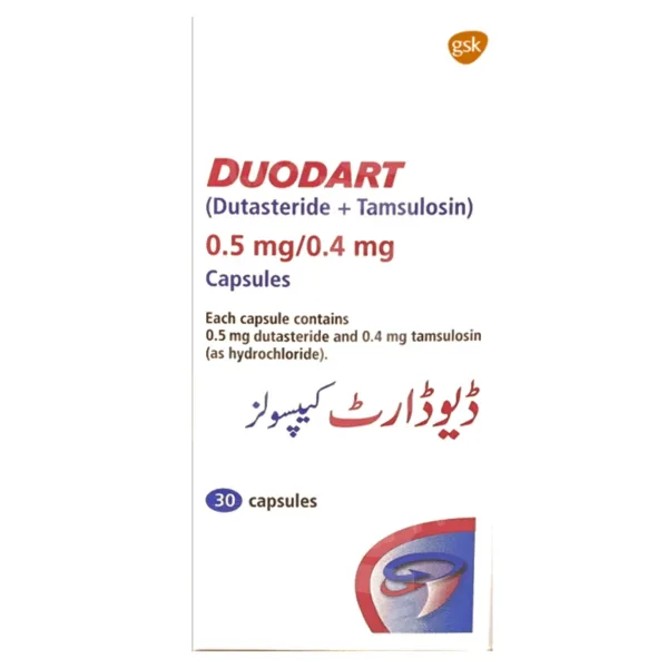 Duodart Capsules 0.5Mg/0.4Mg